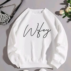 Wifey White Pullover